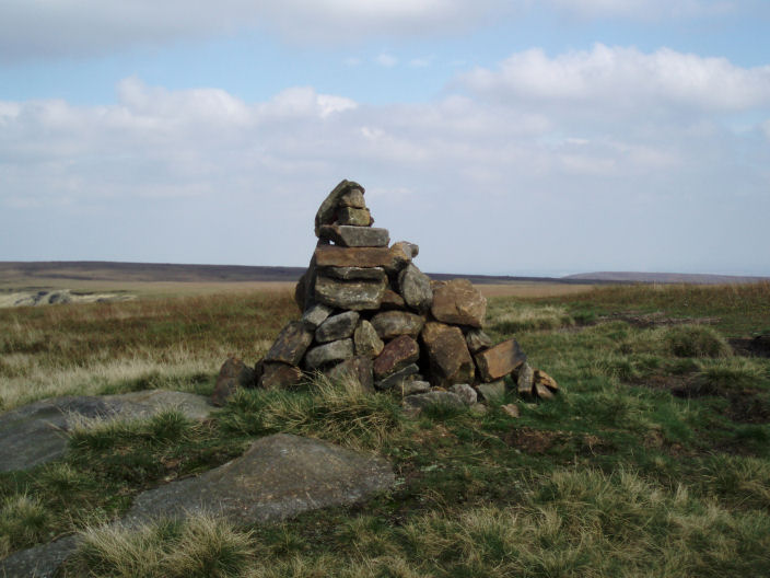 High Stones summit cairn High Stones summit cairn